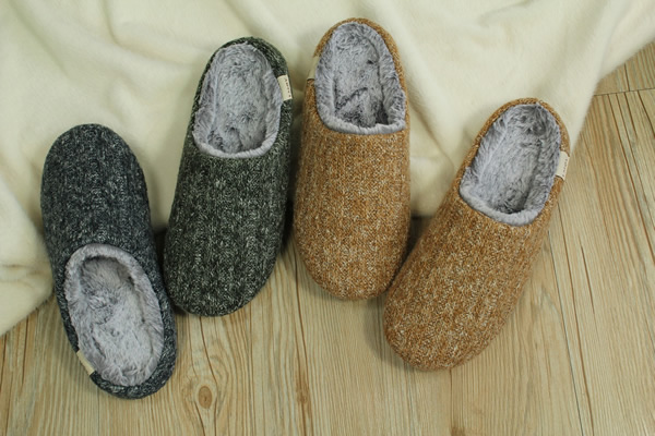 fuzzy non slip house slippers